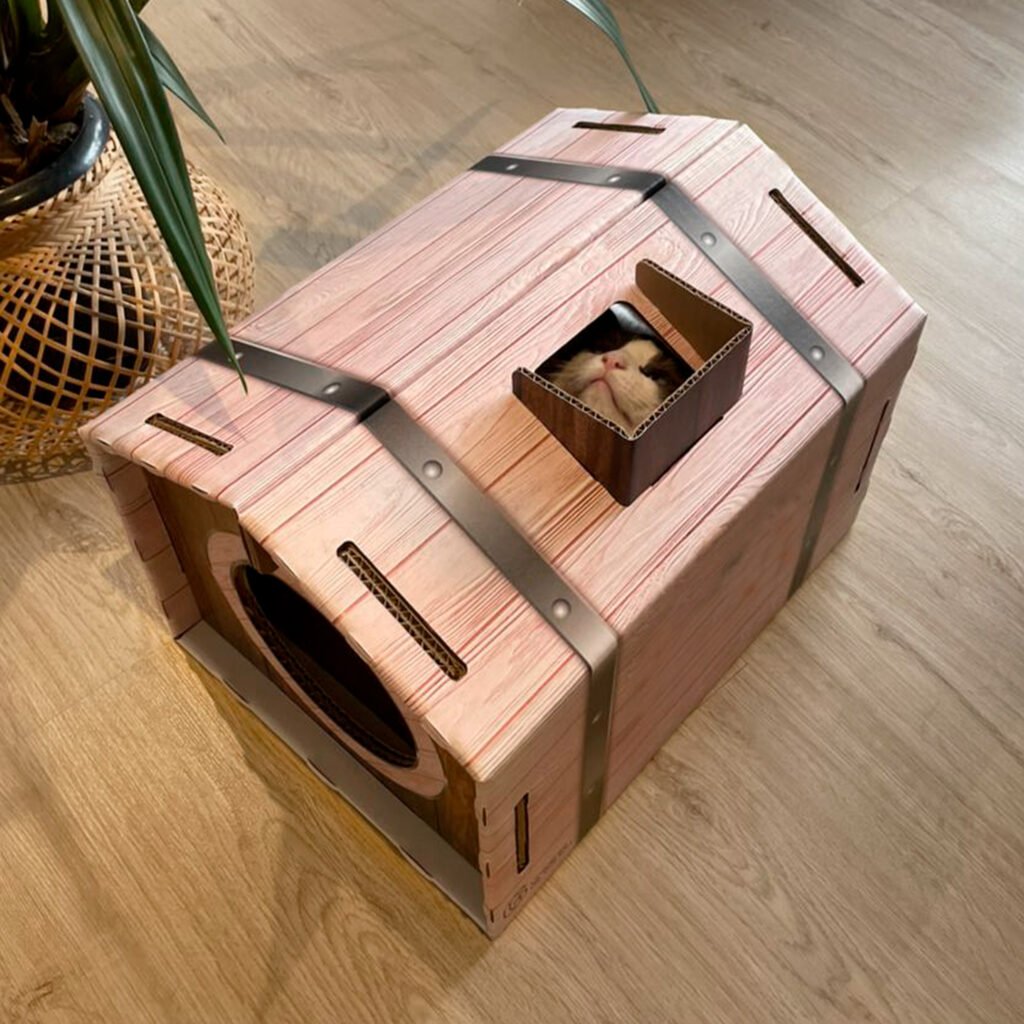 Landing-Casa Maya 10 casa de carton para gatos