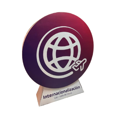 totem circular publicitario